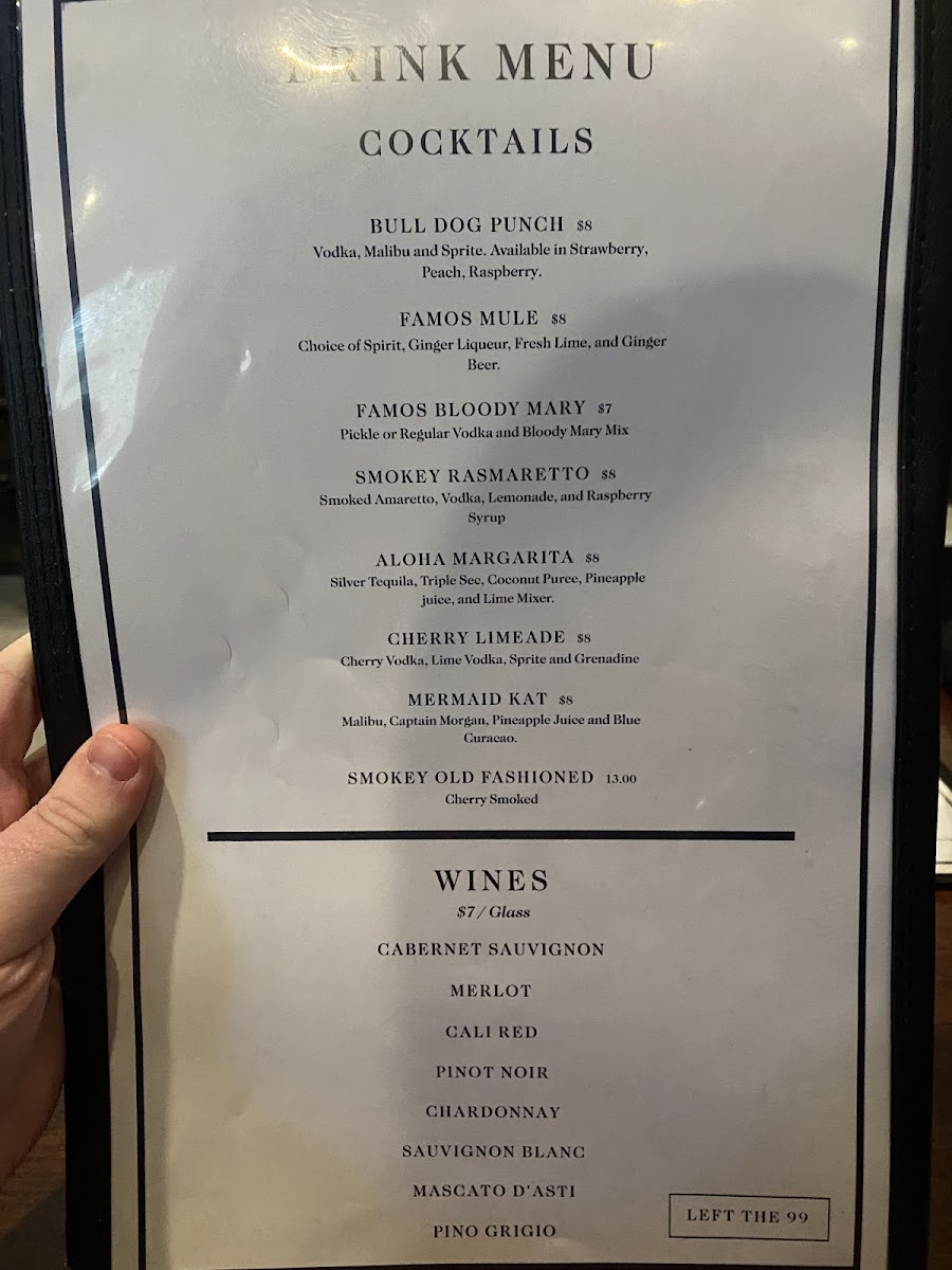 Famos Italian Smokehouse Photo Menu 6