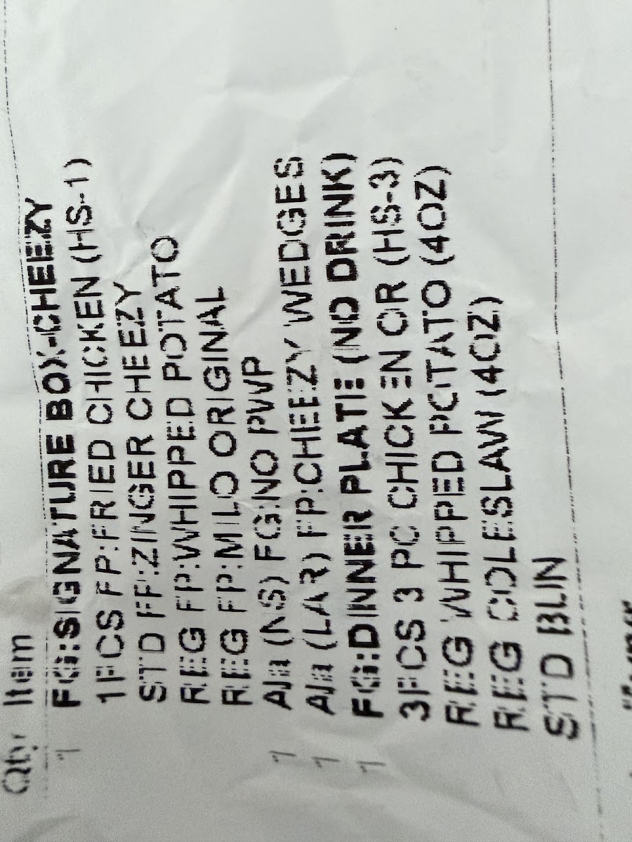 KFC Sulaman Drive Thru Photo Menu 3