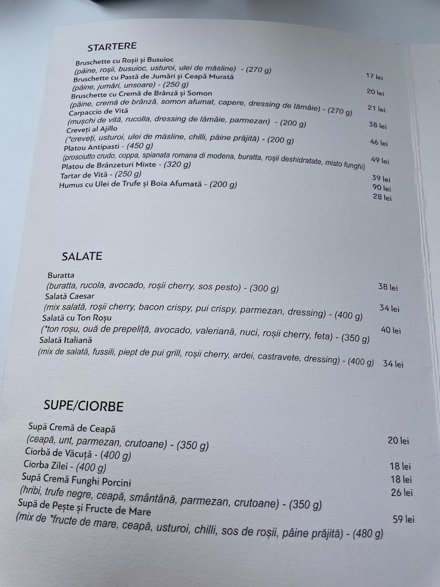 Nova Restaurant Photo Menu 4