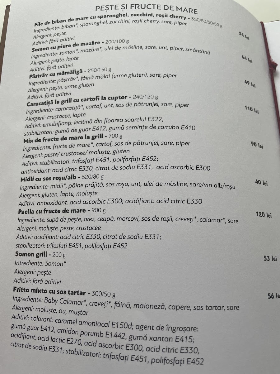 Nova Restaurant Photo Menu 5
