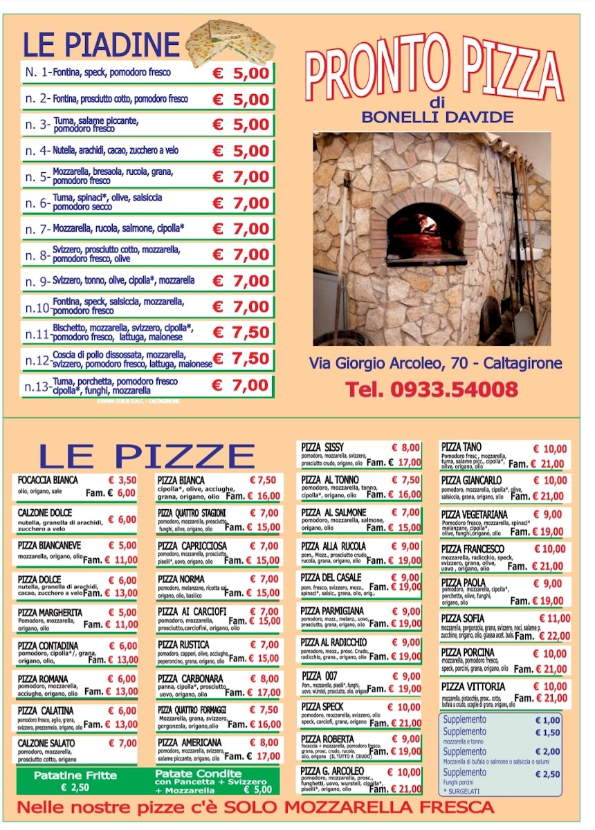 Pronto Pizza Di Bonelli Davide...piadine... Photo 2