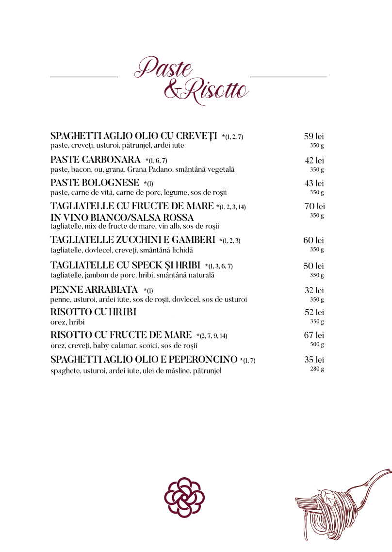 Rosecas Photo Menu 1