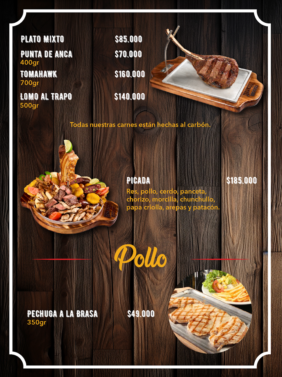 Jaramillo Carnes de Novillo Campestre Photo Menu 2