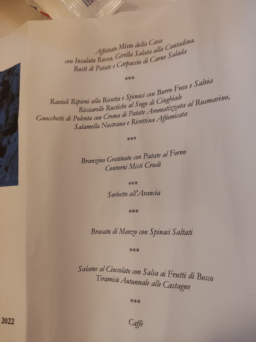 Agritur Maso Marocc Photo Menu 2