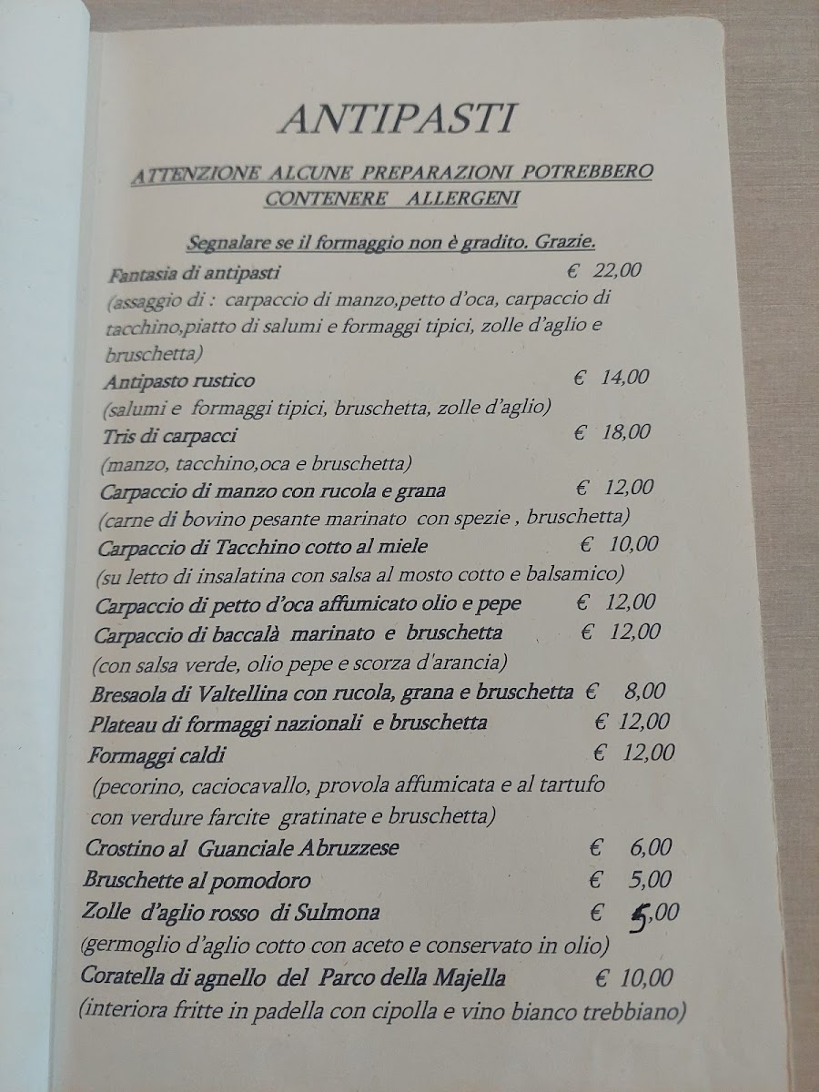 Ristorante Gino Photo Menu 1