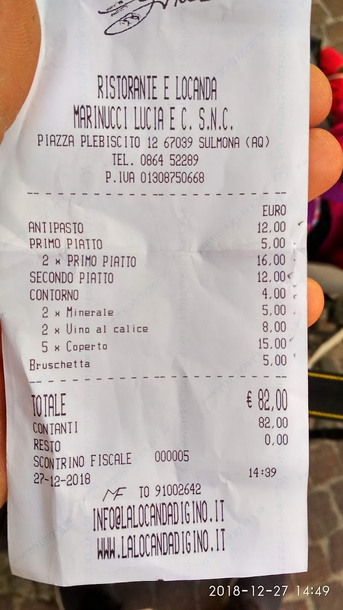 Ristorante Gino Photo Menu 9