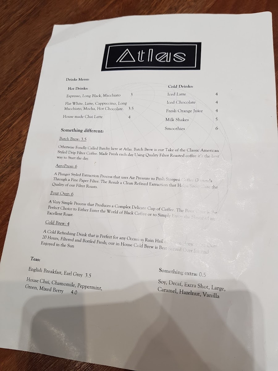 Atlas Cafe Photo Menu 10