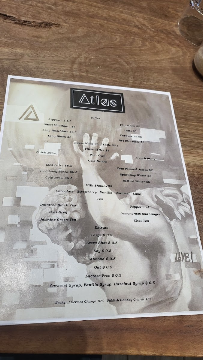 Atlas Cafe Photo Menu 2