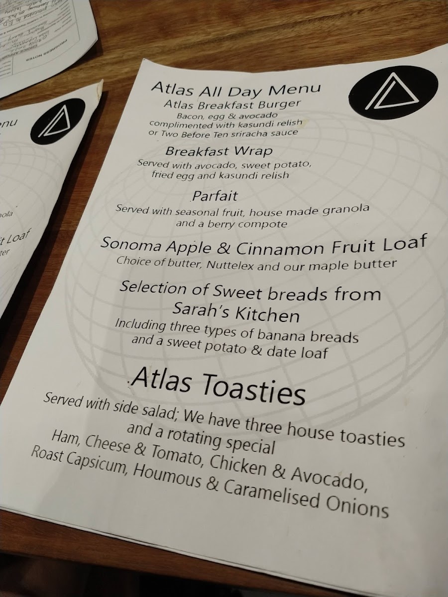 Atlas Cafe Photo Menu 4