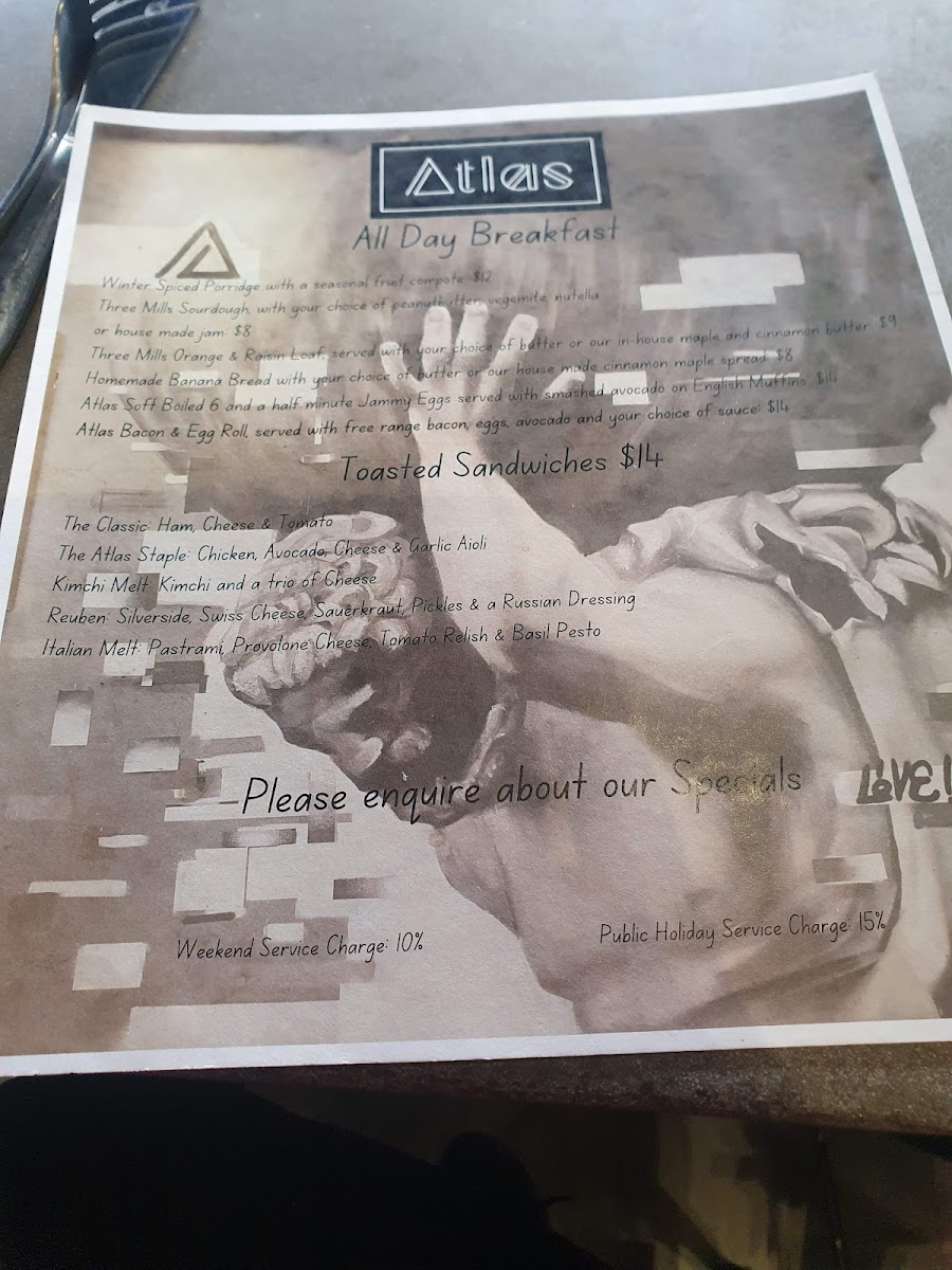 Atlas Cafe Photo Menu 6