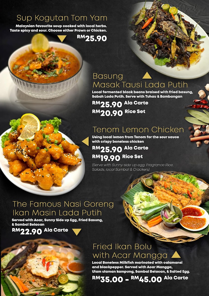 THE NATIVE CAFE Photo Menu 1
