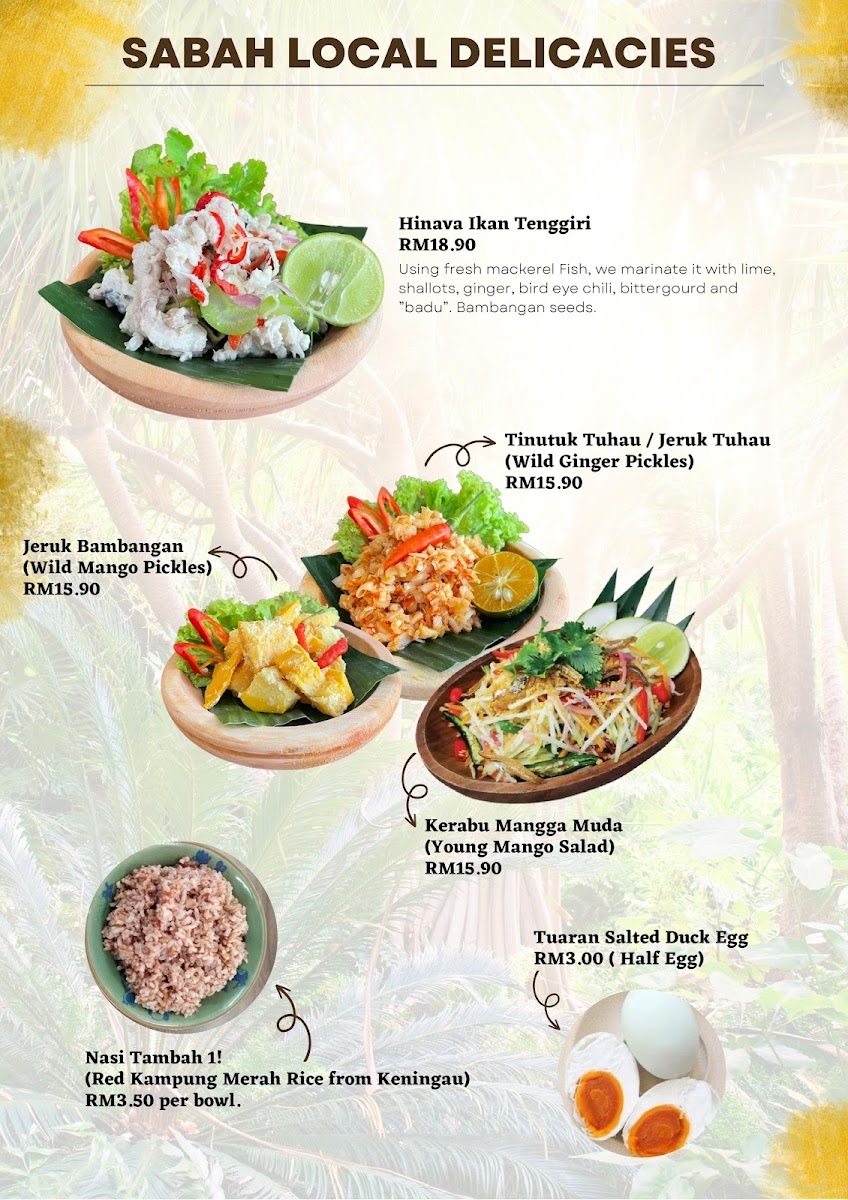 THE NATIVE CAFE Photo Menu 4