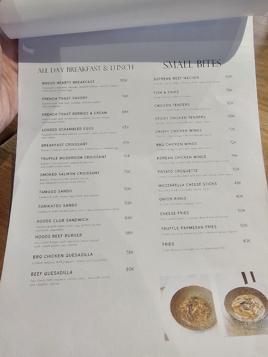 Hoods Coffee Photo Menu 7
