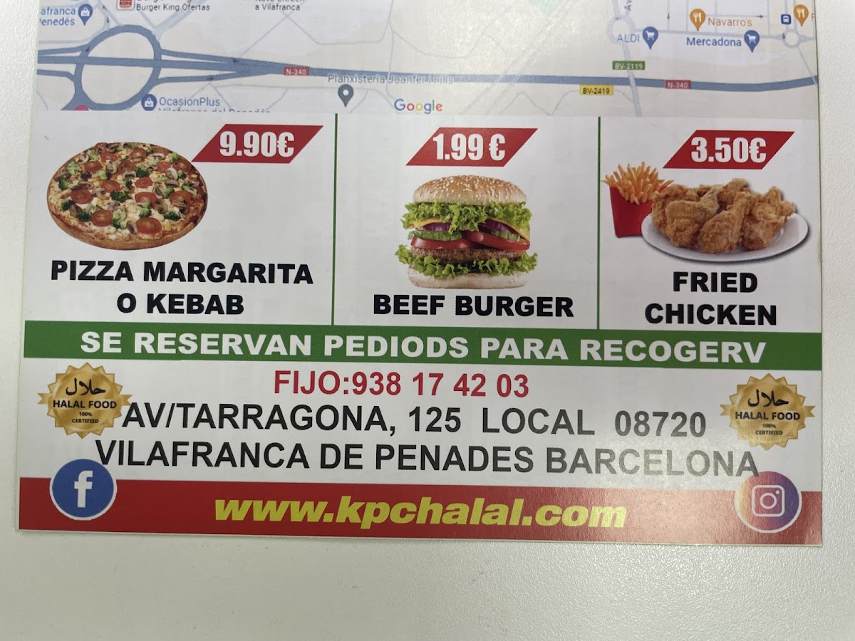 KPC Vilafranca Photo Menu 2