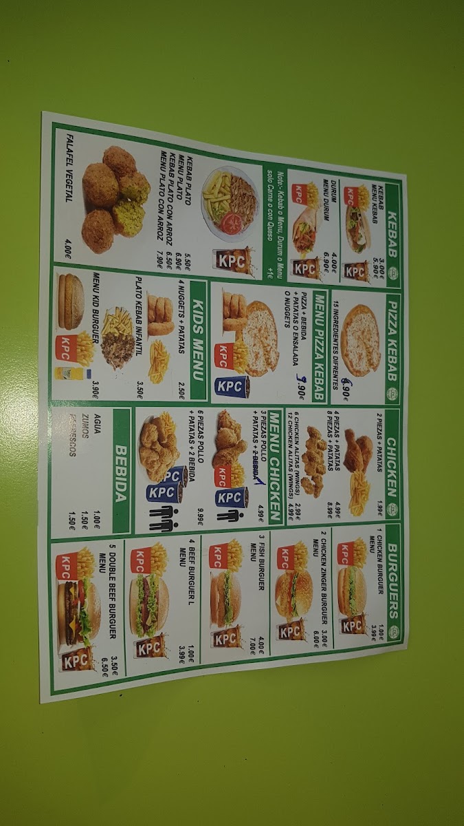 KPC Vilafranca Photo Menu 3