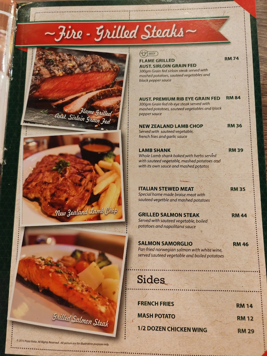 Pizza Italia Uptown Photo Menu 1