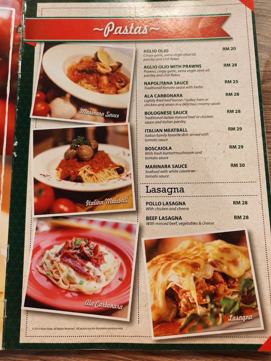 Pizza Italia Uptown Photo Menu 3