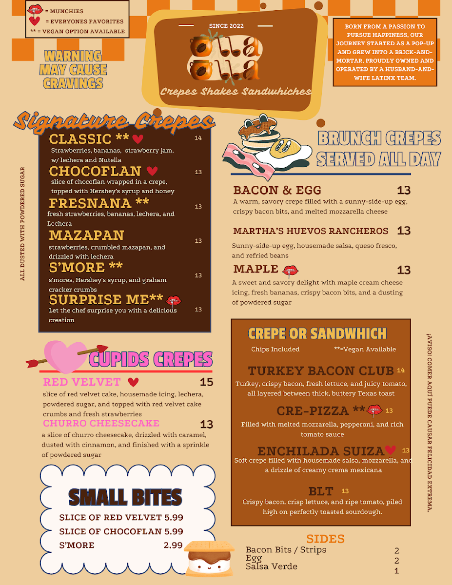 OLLA OLLA CREPES Photo Menu 2