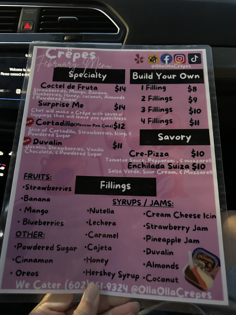 OLLA OLLA CREPES Photo Menu 8