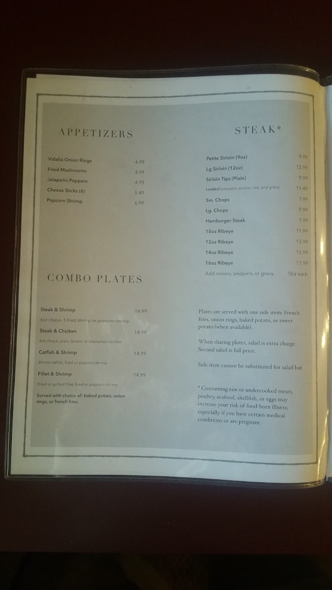 Crossroad's Steak & Grill Photo Menu 5