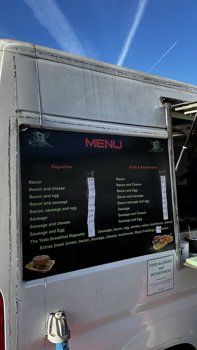 The Yoda Food Van Photo Menu 1