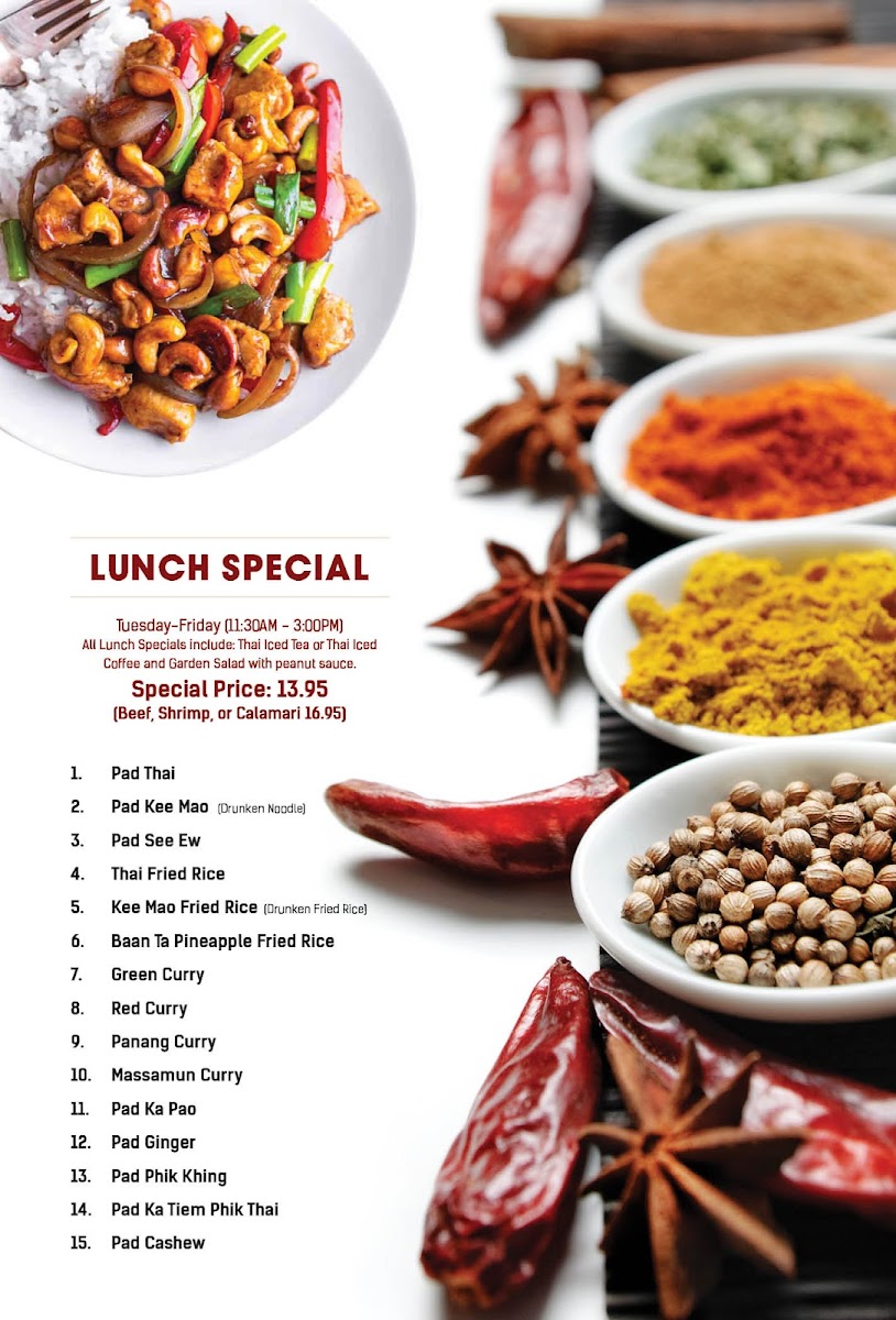 Baan Ta Thai Cuisine Photo Menu 8