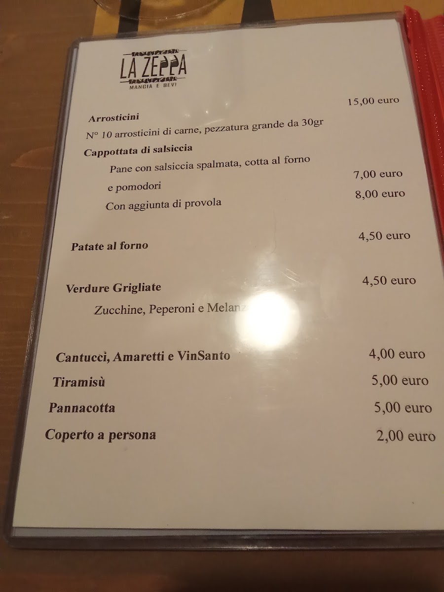 La Zeppa Mangia e Bevi Photo Menu 1