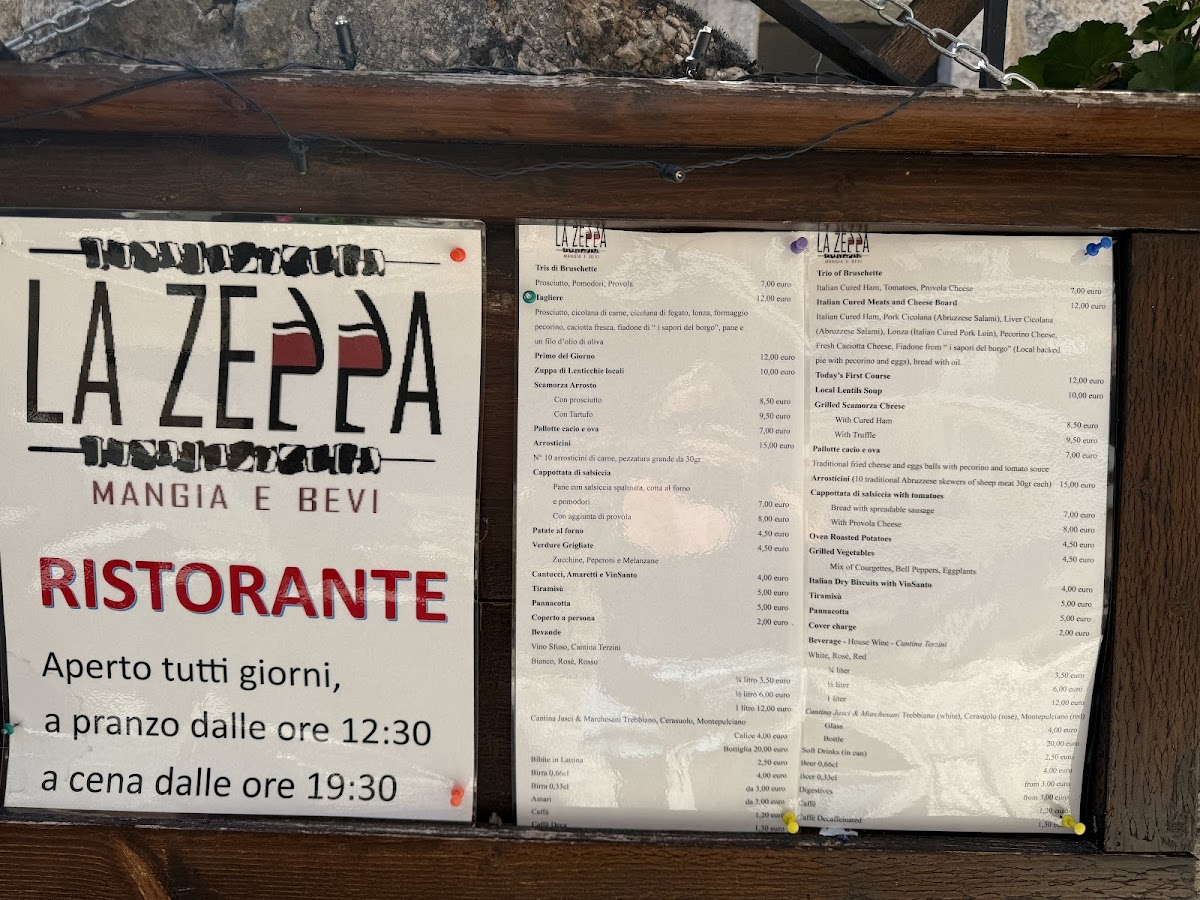 La Zeppa Mangia e Bevi Photo Menu 3