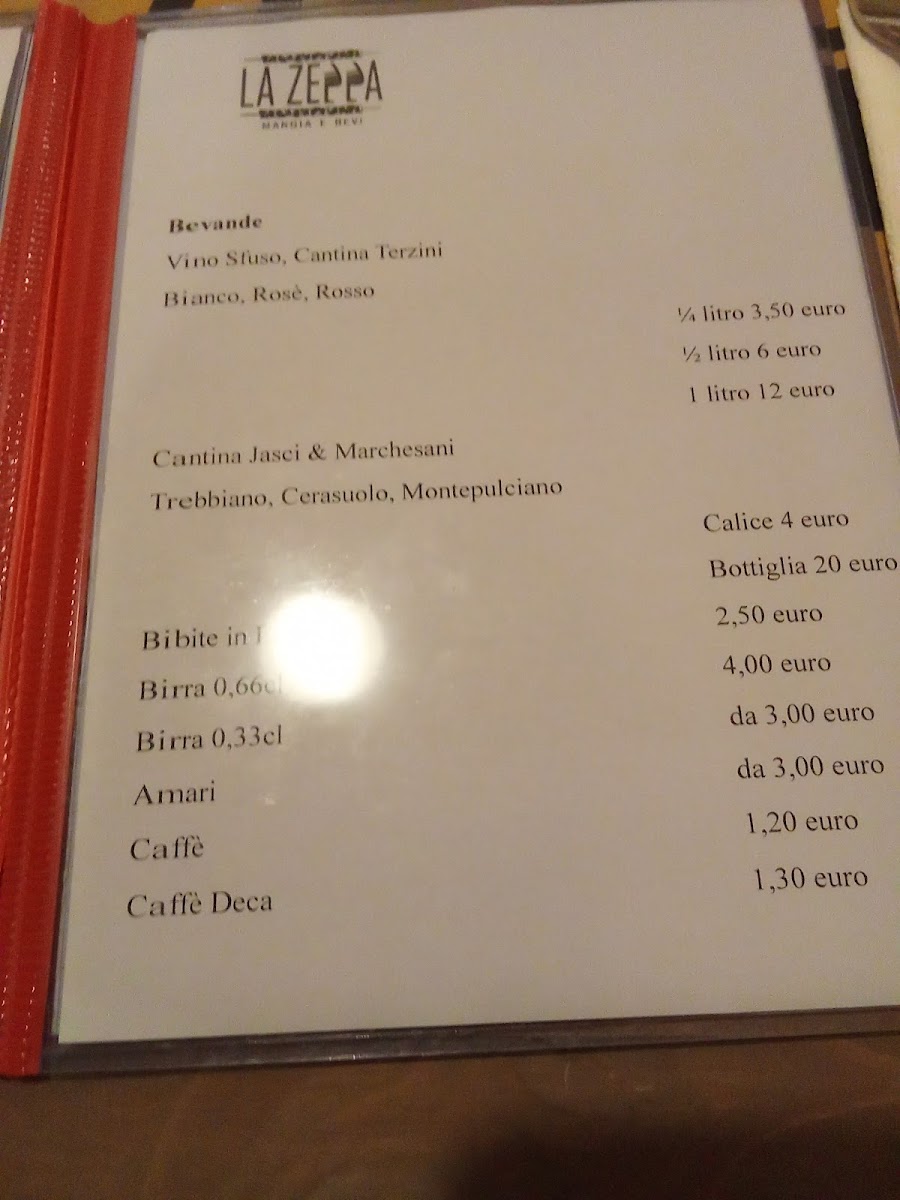La Zeppa Mangia e Bevi Photo Menu 4
