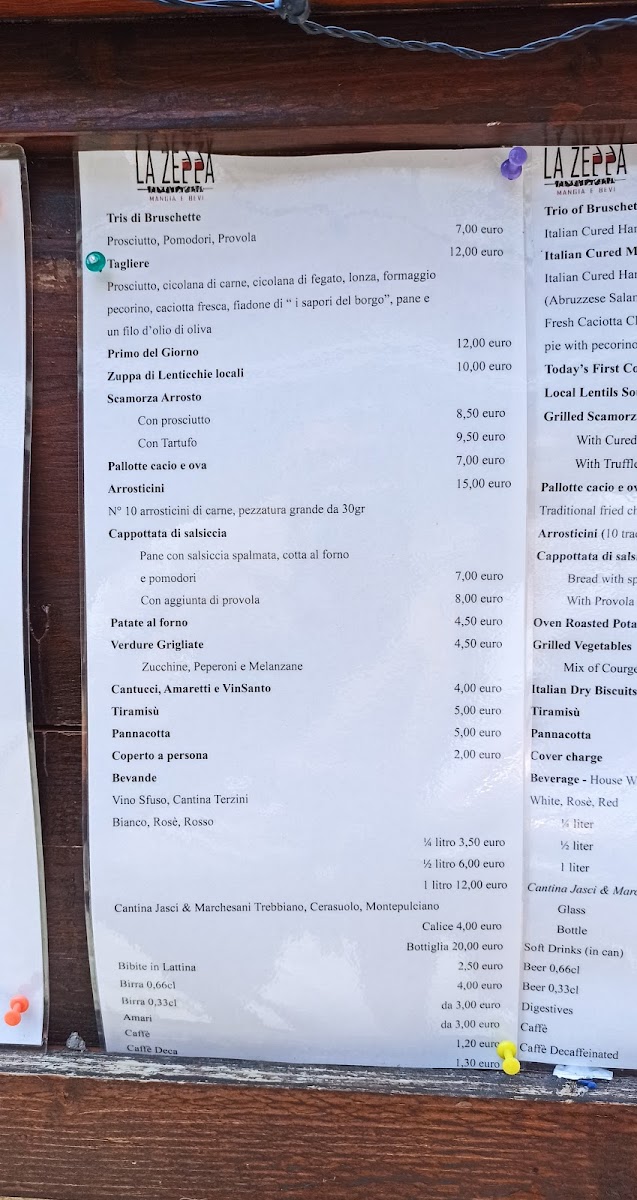 La Zeppa Mangia e Bevi Photo Menu 6