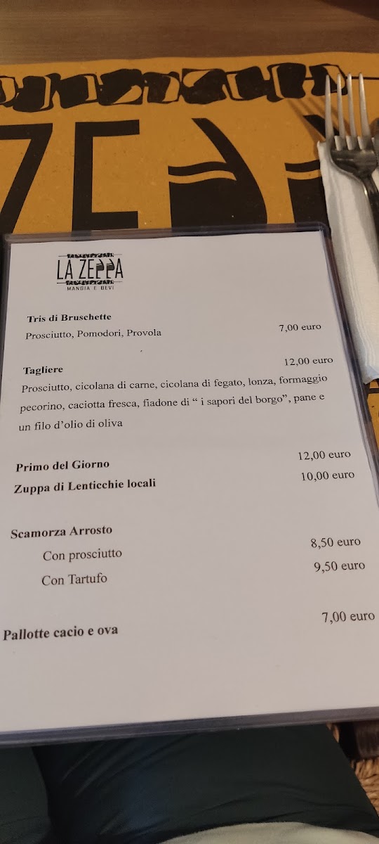 La Zeppa Mangia e Bevi Photo Menu 7