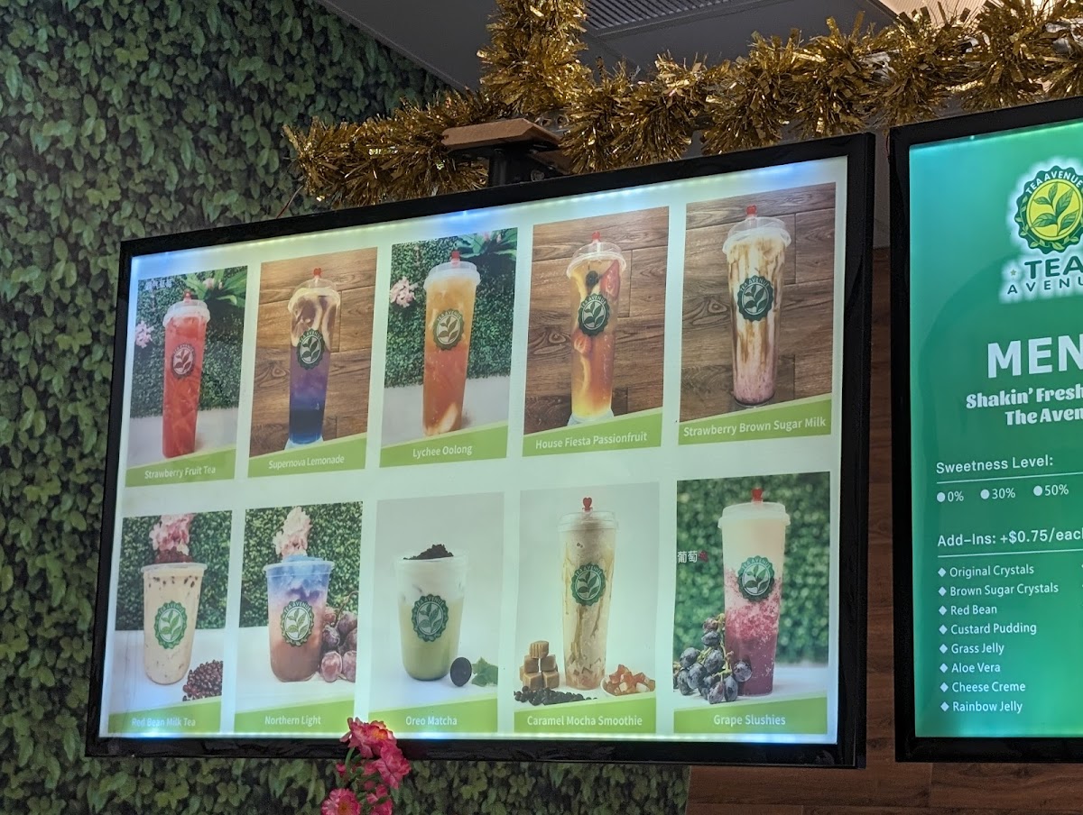 Tea Avenue Photo Menu 3
