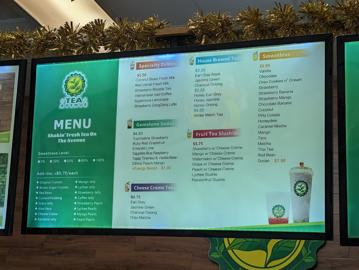 Tea Avenue Photo Menu 4