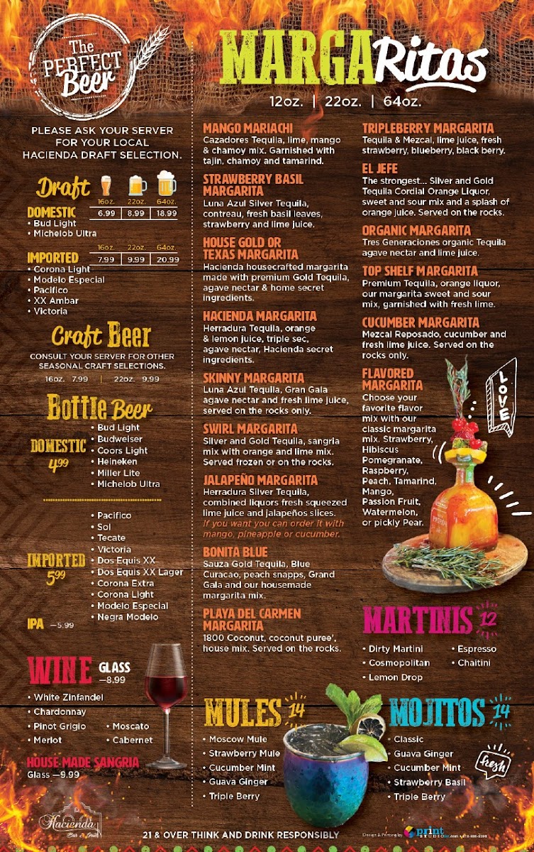 Hacienda Bar & Grill Photo Menu 9