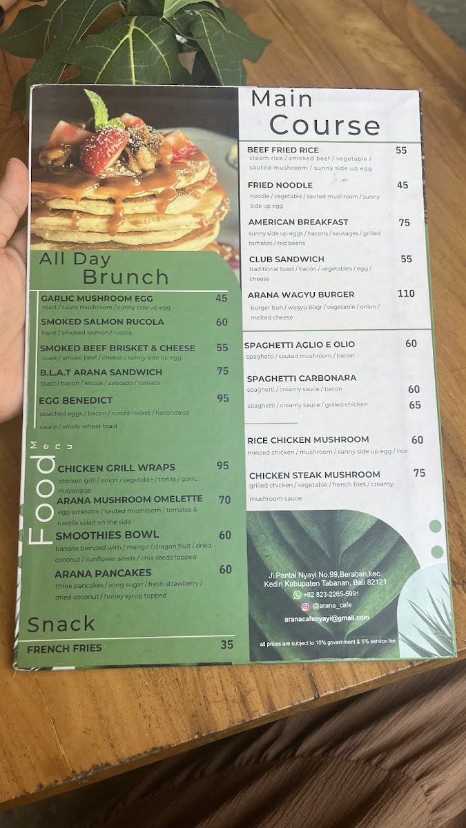 Arana Cafe Photo Menu 4