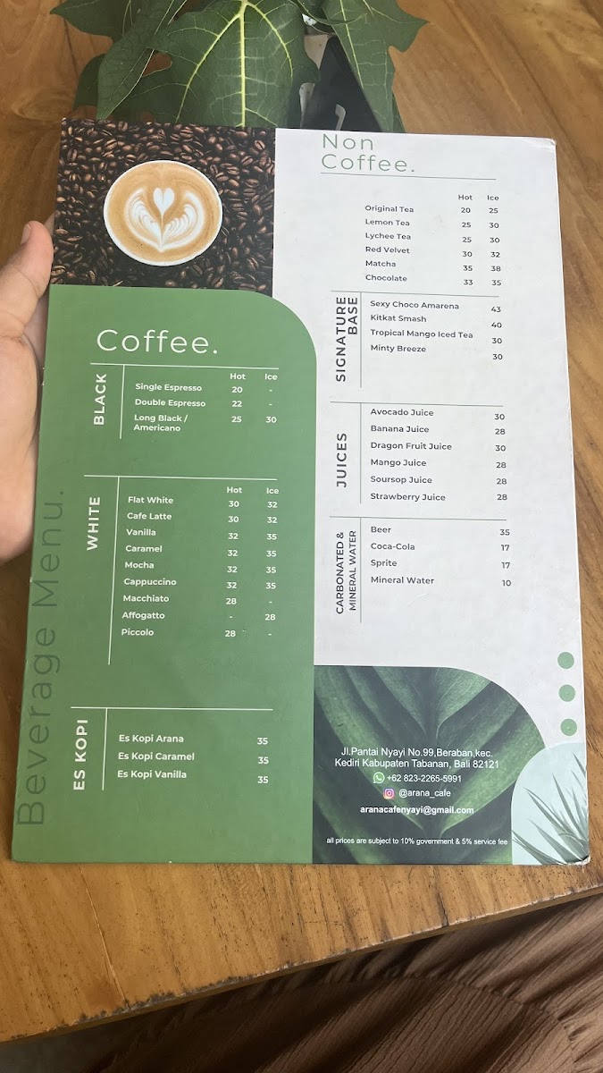 Arana Cafe Photo Menu 5