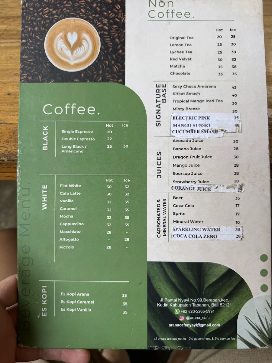 Arana Cafe Photo Menu 6