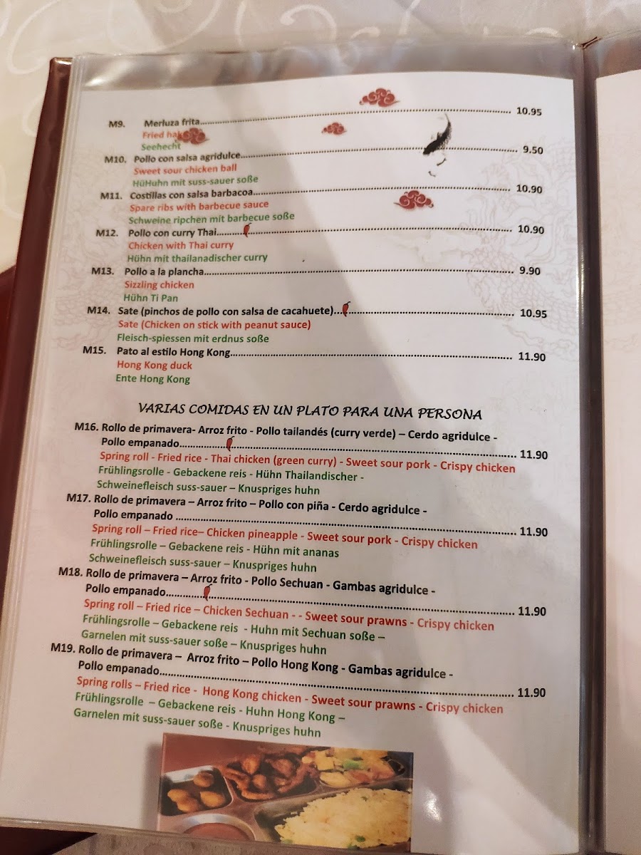 Restaurante Chino Wan Yuan Photo Menu 6