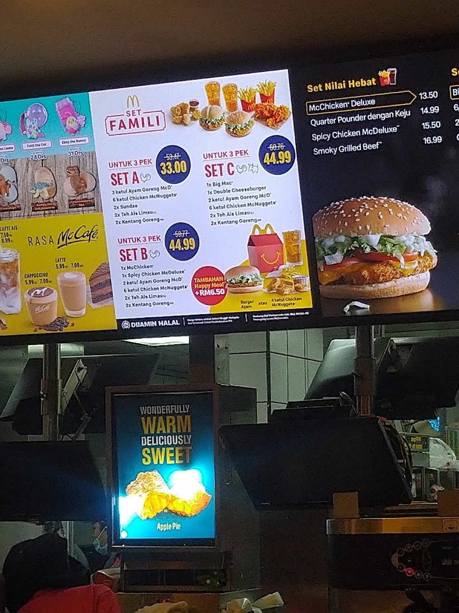 McDonald's Segamat Photo Menu 1