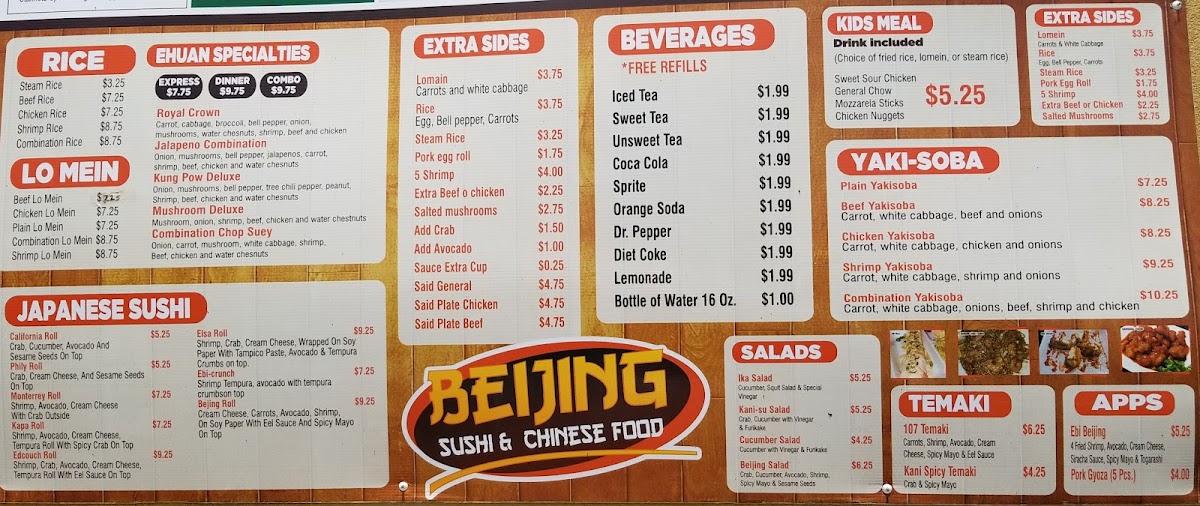 Beijing Express Photo Menu 8
