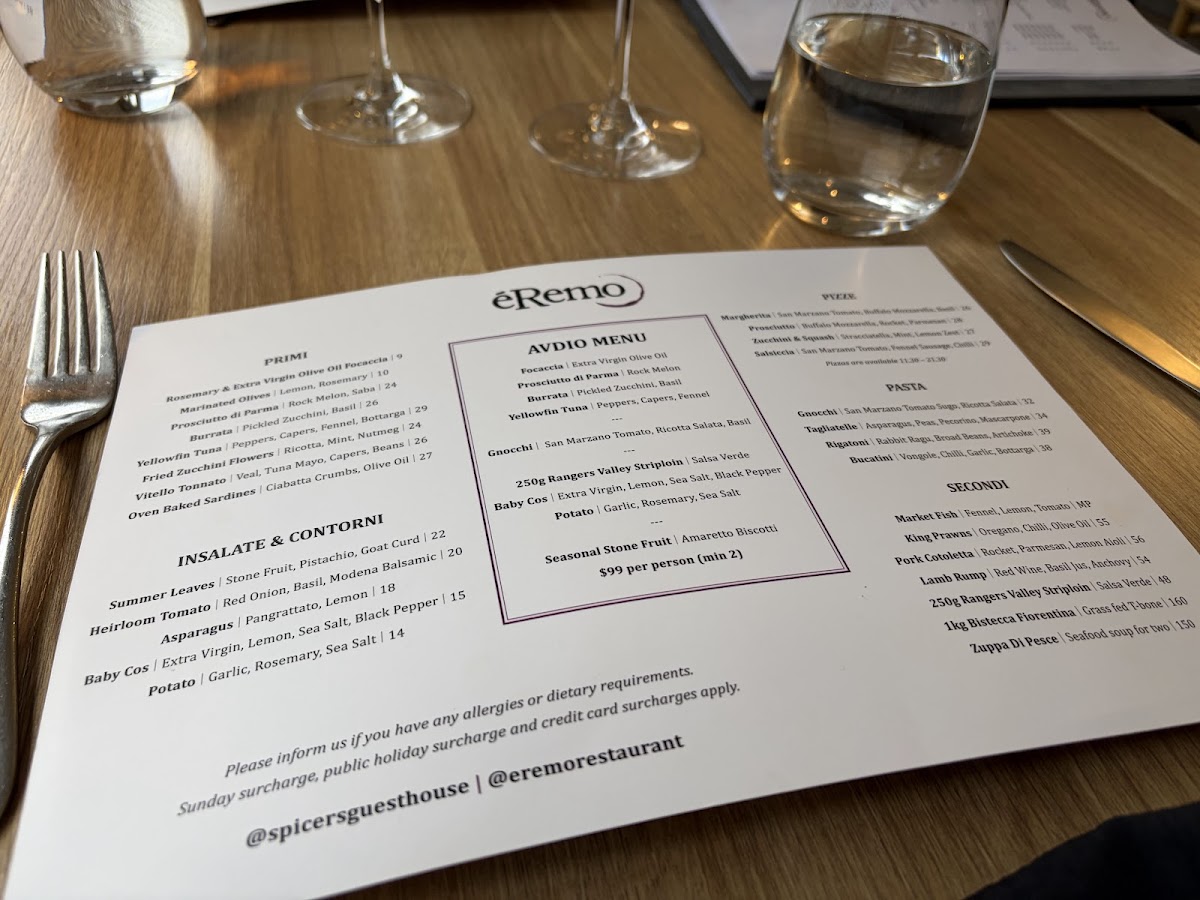 éRemo Restaurant & Bar Photo Menu 2