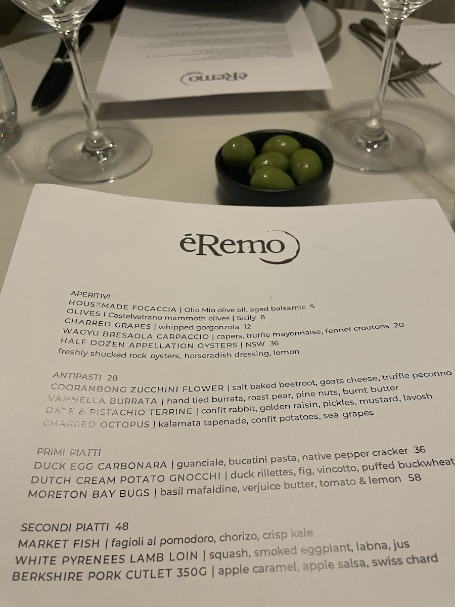 éRemo Restaurant & Bar Photo Menu 3