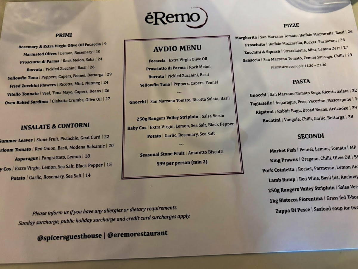 éRemo Restaurant & Bar Photo Menu 4