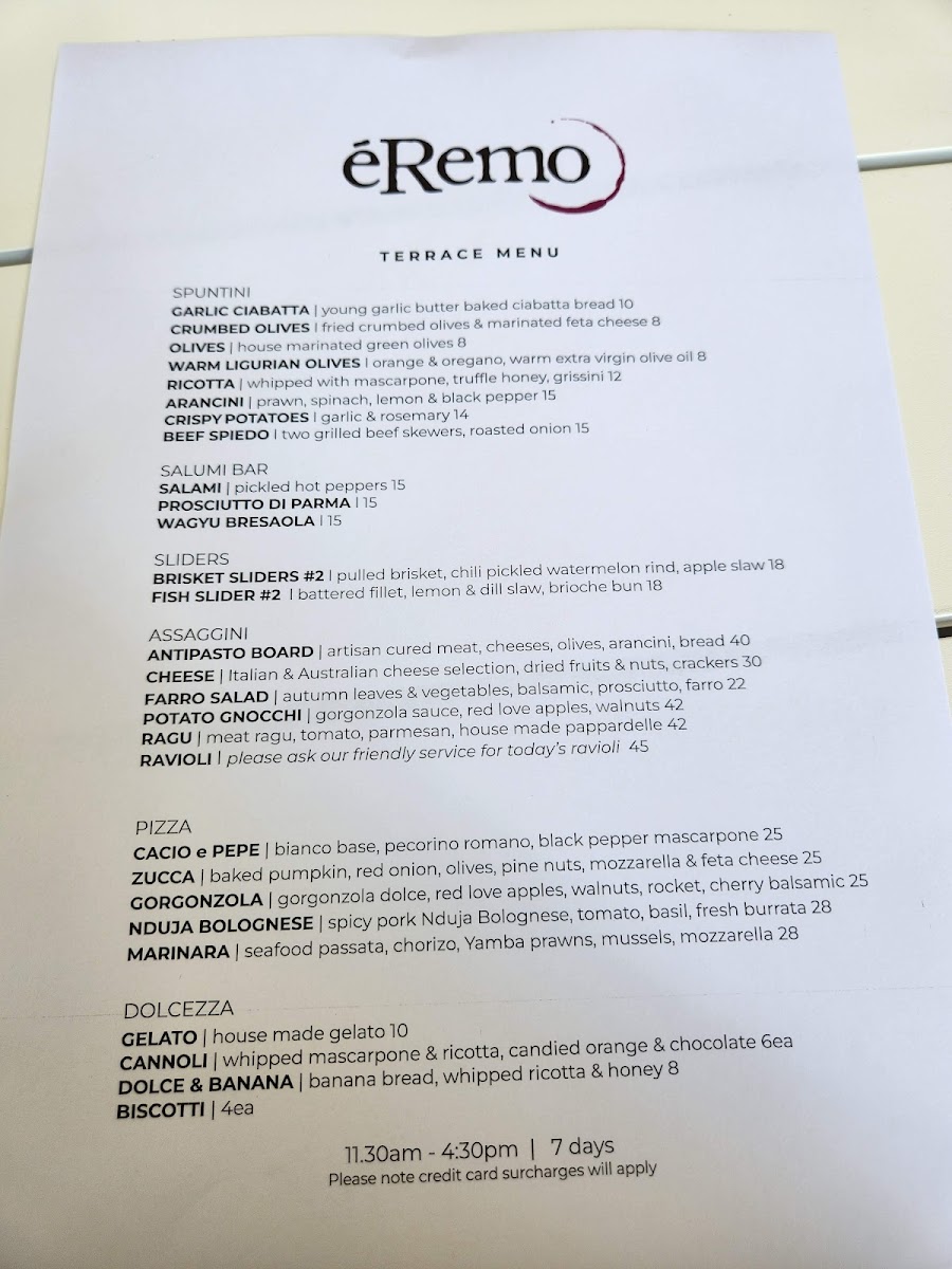 éRemo Restaurant & Bar Photo Menu 7