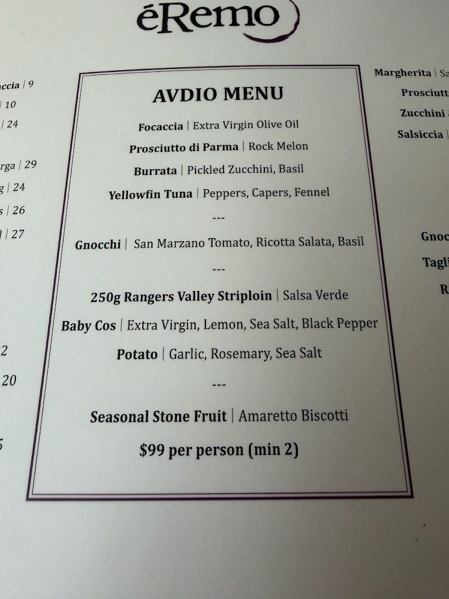 éRemo Restaurant & Bar Photo Menu 9