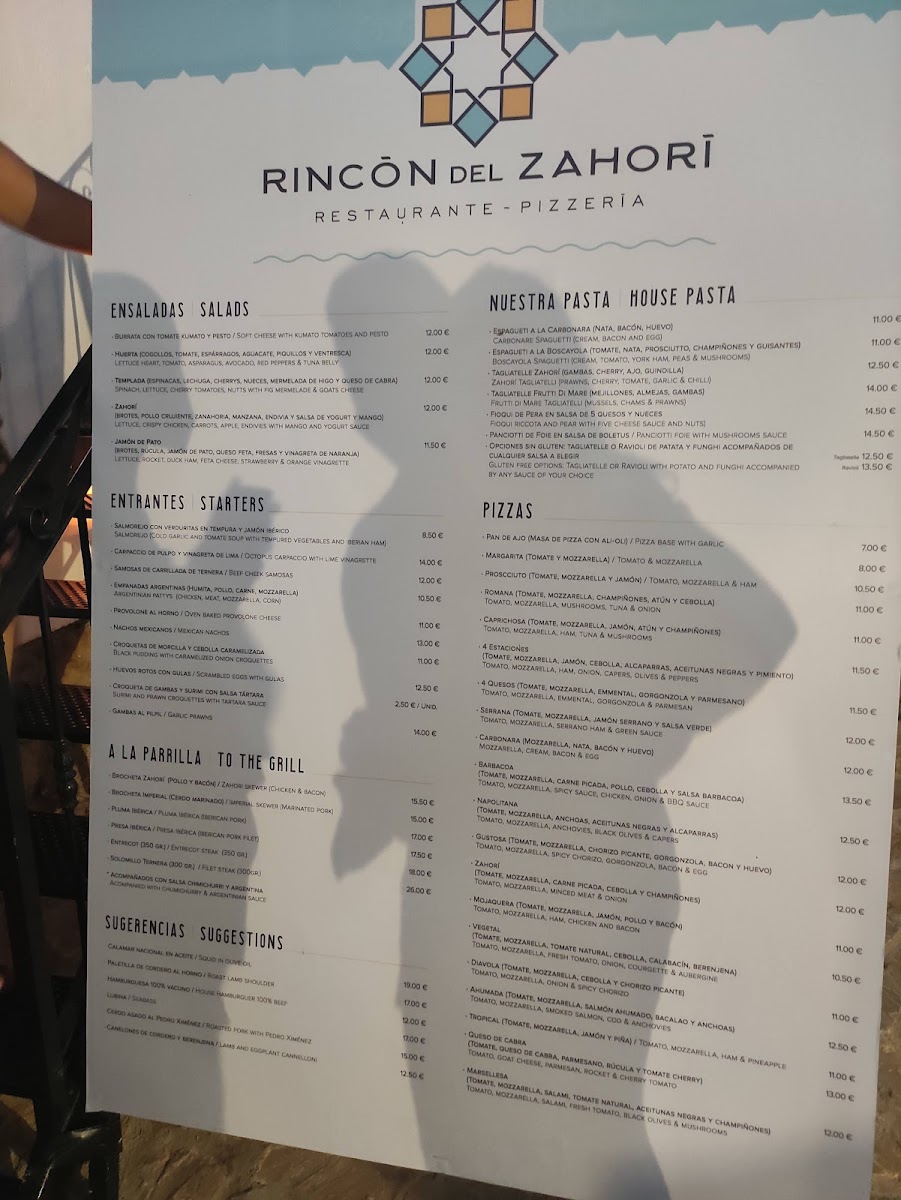 Rincón del Zahorí Photo Menu 6
