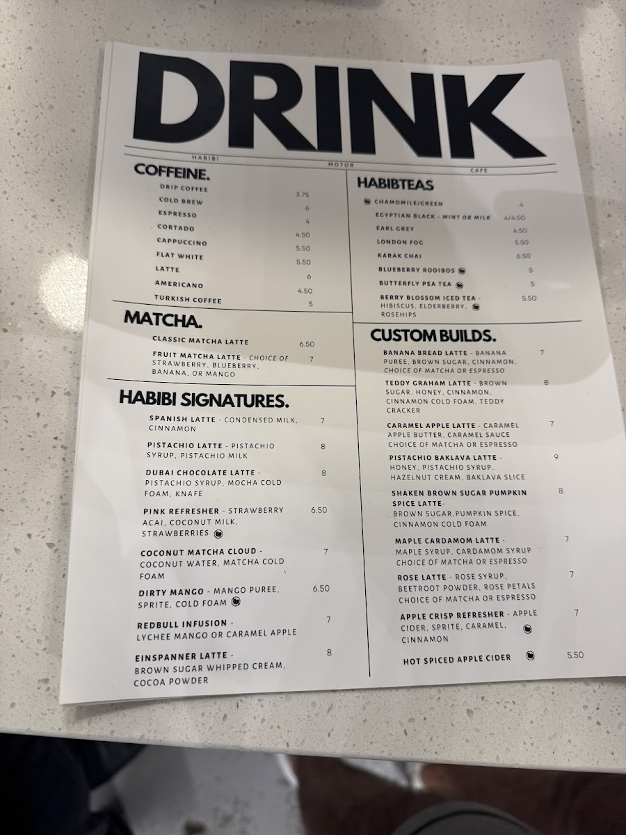 HABIBI MOTOR CAFE Photo Menu 4