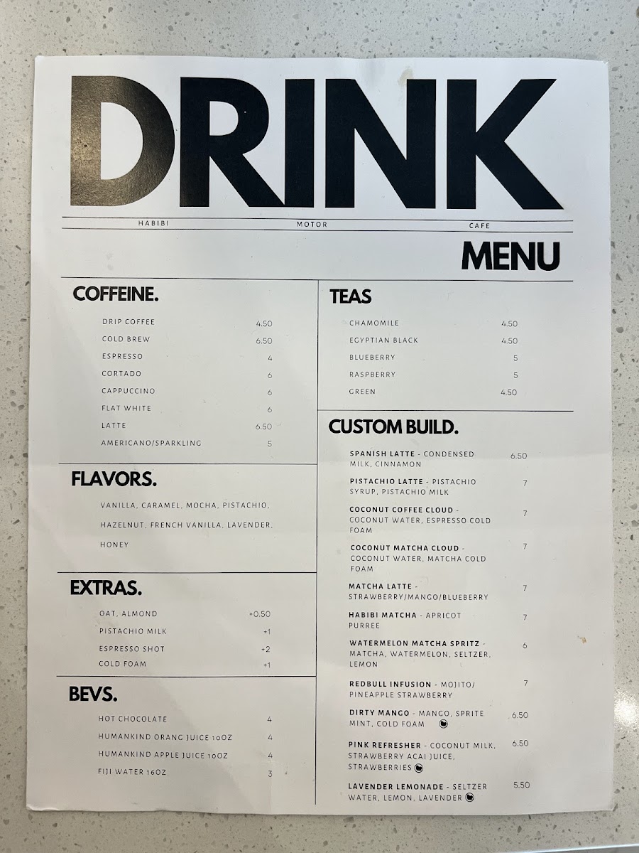 HABIBI MOTOR CAFE Photo Menu 5