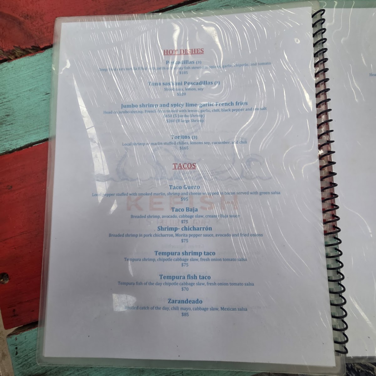 Kefish Photo Menu 9