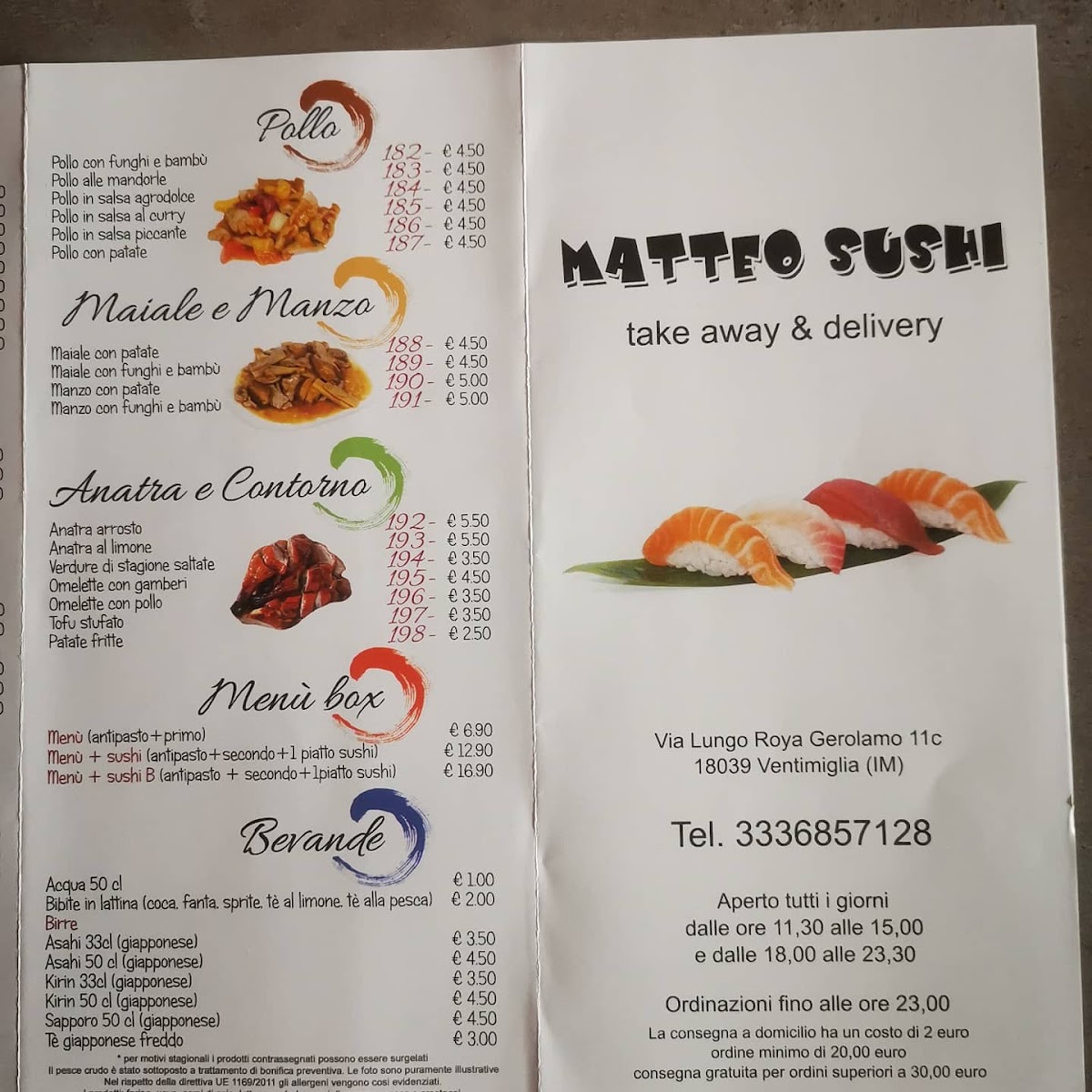 Ristorante Sushi Matteo Ventimiglia Photo Menu 7